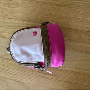 lululemon athletica Pink and White Mini Bag
